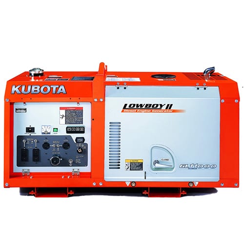Kubota GL11000 11kW Lowboy II diesel generator - view 2