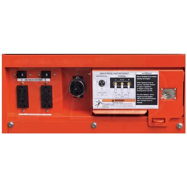 Kubota GL14000 14kW LowboyPro diesel generator control panel 2