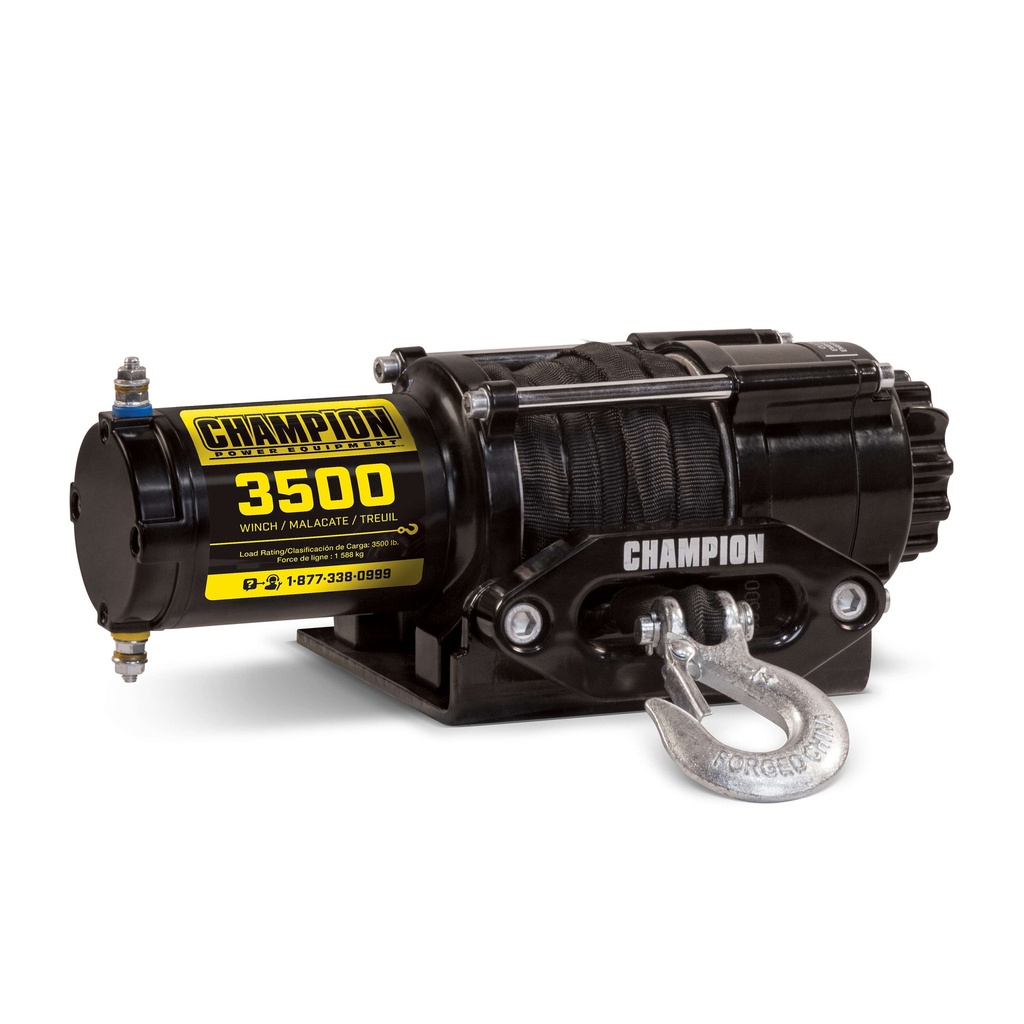 Champion 3500-lb. ATV/UTV Synthetic Rope Winch Kit