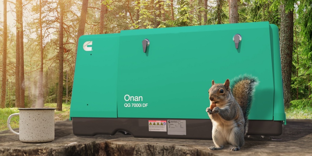 Cummins Onan 7 kW Dual-Fuel RV Generator — 7HGLCA-8312