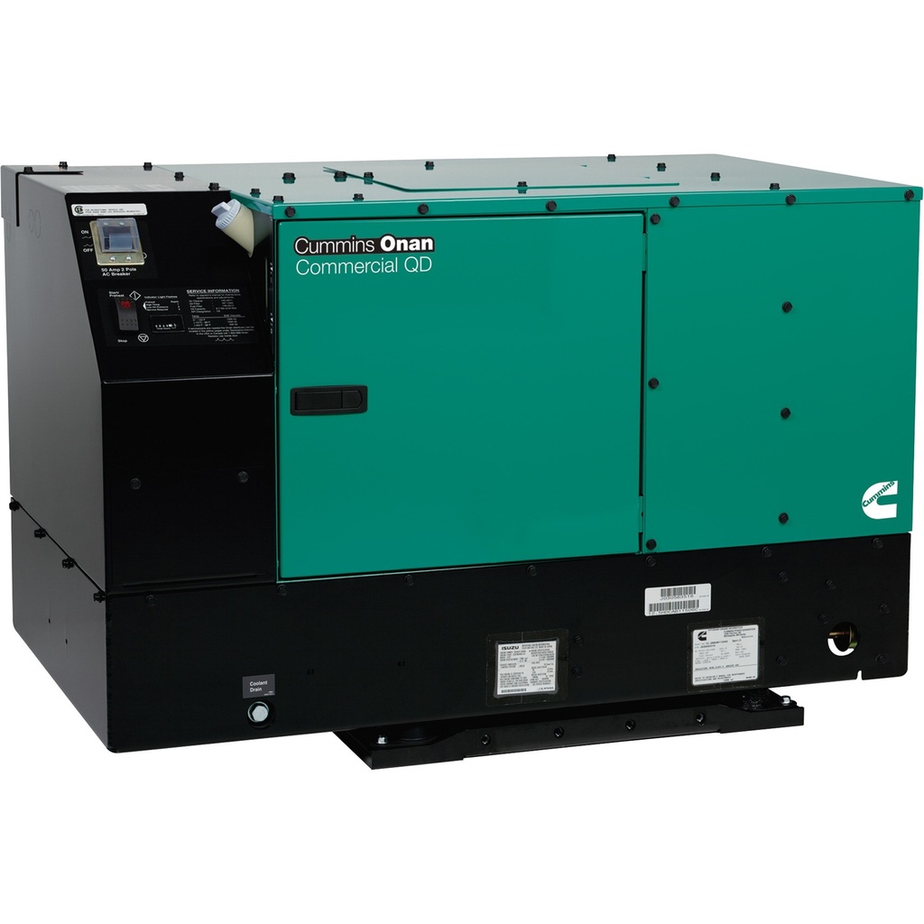 Cummins Commercial Mobile 10 kW Diesel Generator — 10HDKCC-42345