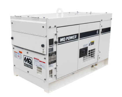 Multiquip MQ DCA6SPX4F Generator 6kW Single Phase Kubota Tier 4 Final