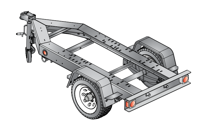 Multiquip MQ TRLRMPE Trailer Multipurpose Elec