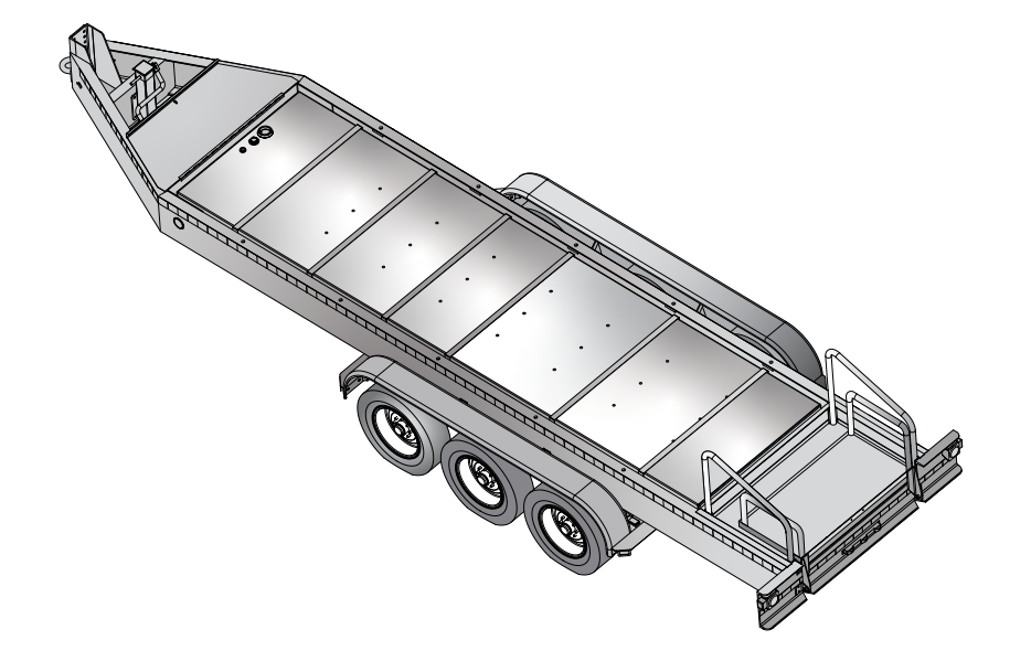 Multiquip MQ TRLR600XFBP3E Trailer DCA600 3 Axles 600 Gallon Electric