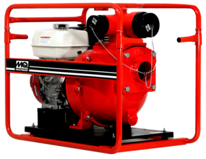 Multiquip MQ QPT405SLT Pump-High Pressure 4" Honda GX390 210GPM