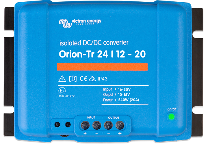 Orion-Tr 24/48-6A (280W) Isolated DC-DC converter