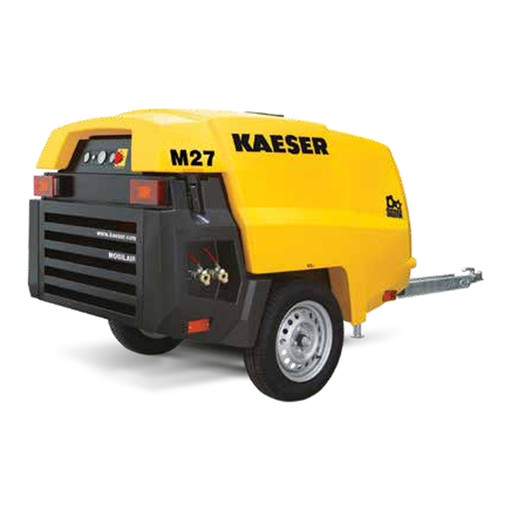 Kaeser MOBILAIR M27PE Towable Rotary Screw Air Compressor - 92 CFM, Diesel