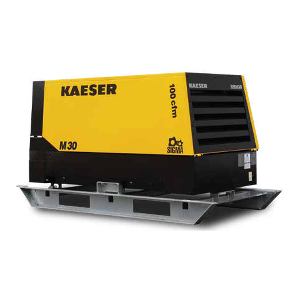 Kaeser MOBILAIR M30 Utility Skid Rotary Screw Air Compressor - 100 CFM, Diesel
