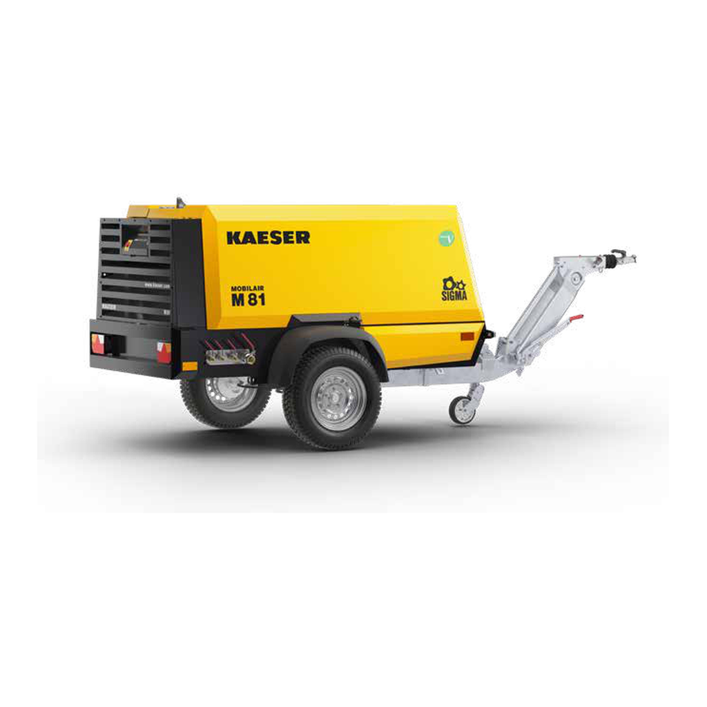 Kaeser MOBILAIR M81 Towable Rotary Screw Air Compressor - 295 CFM, Diesel