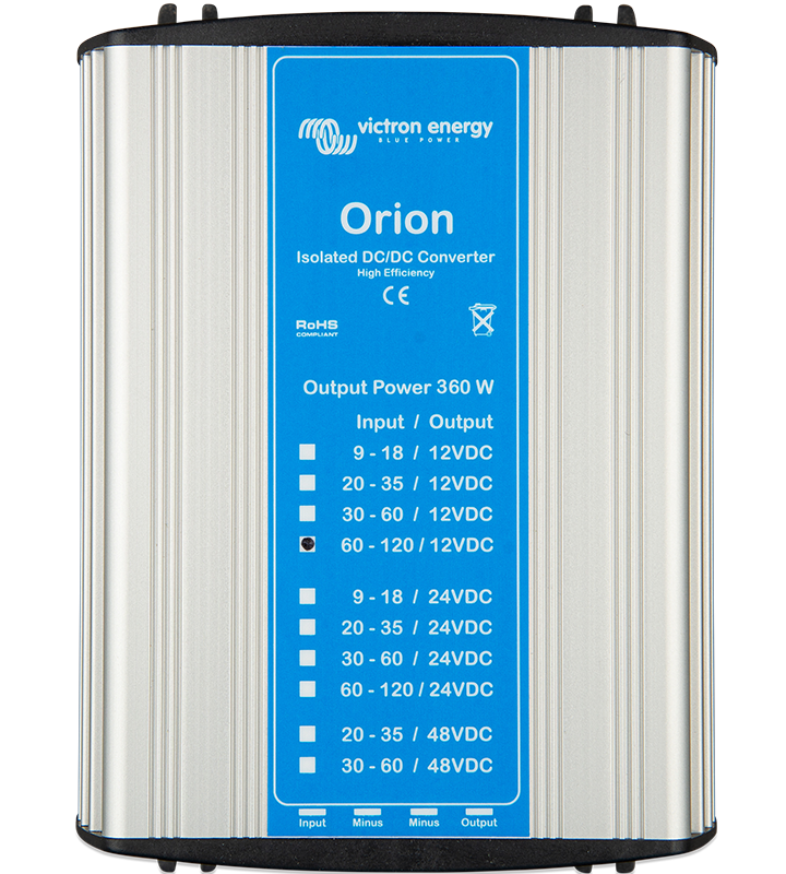 Orion 110/24-15A (360W) Isolated DC-DC converter