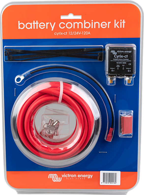 Cyrix-ct 12/24V-120A Battery Combiner Kit Retail