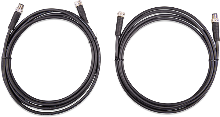 M8 circular connector Male/Female 3 pole cable 2m (bag of 2)