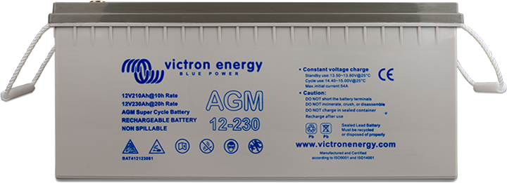 12V/15Ah AGM Super Cycle Batt. (Faston-tab 6.3x0.8mm)
