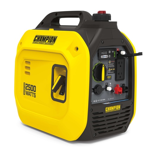 [201317] Champion 2500-Watt Ultralight Portable Inverter Generator with Quiet Technology and CO Shield®