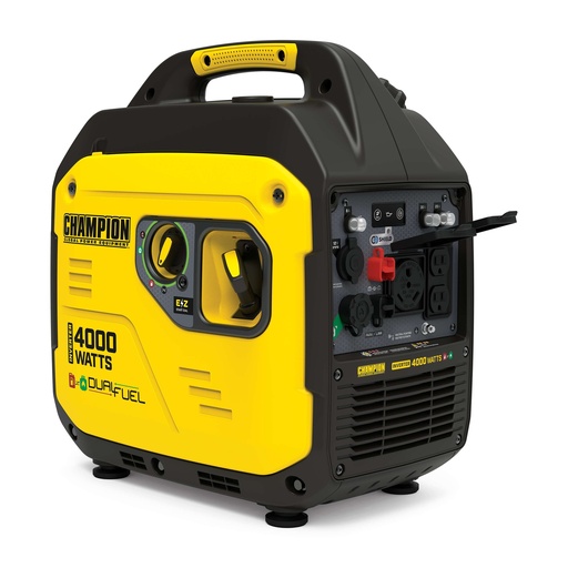 [201050] Champion 4000-Watt Dual Fuel RV Ready Portable Inverter Generator with Quiet Technology and CO Shield®