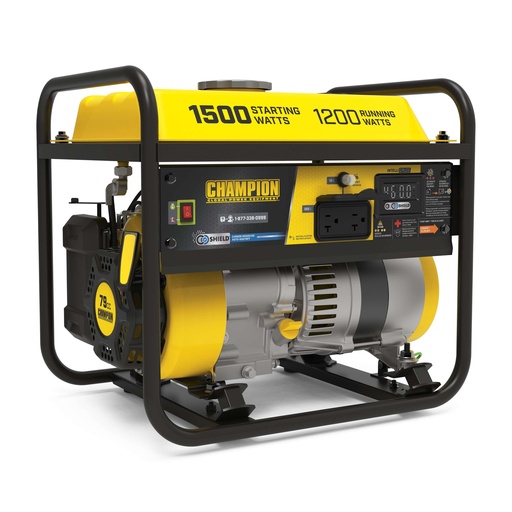 [201285] Champion 1200-Watt Portable Generator with CO Shield®