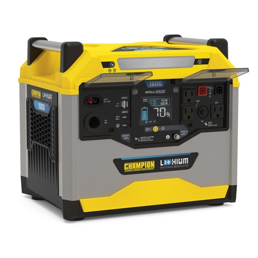 [100594] Champion 1638 Wh Lithium-ion Portable Power Station Parallel Capable Solar Generator Expandable Backup Battery for Home, Power Outage, Outdoors and Camping