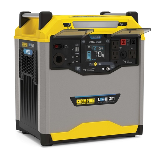 [100593] Champion 3276 Wh Lithium-ion Portable Power Station Parallel Capable Solar Generator Expandable Backup Battery for Home, Power Outage, Outdoors and Camping