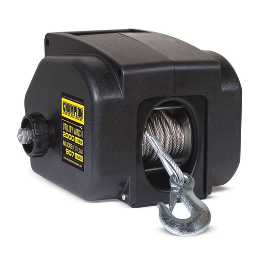 [12090] Champion 2000-lb. Marine/Trailer Utility Winch Kit