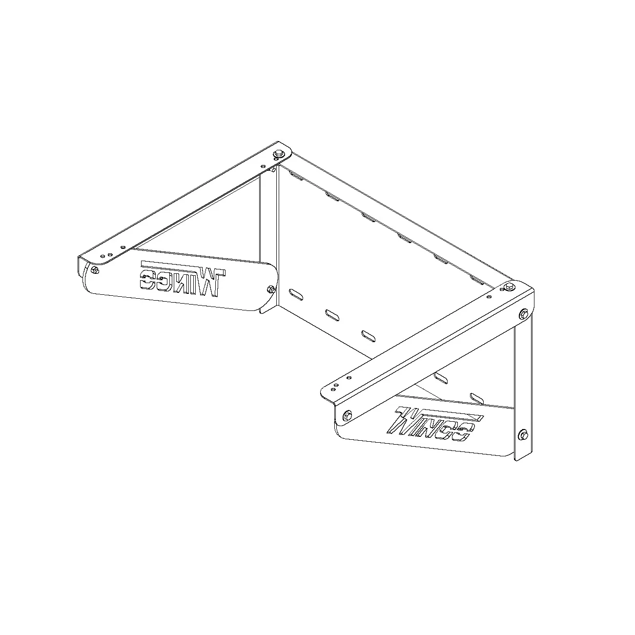 [19022-401] WINCO 15 Gallon Fuel Tank Wall Mount Kit