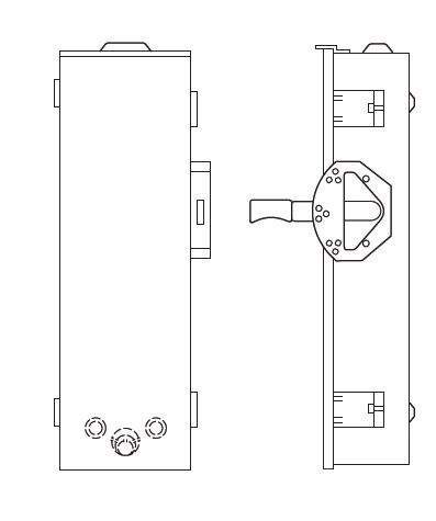 [64863-005] WINCO 100 Amp Manual Transfer Switch 120/240V 1-PH