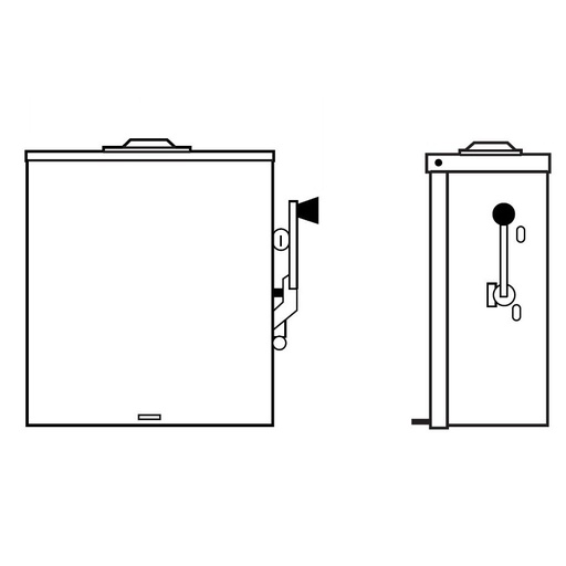 [64863-010] WINCO 200 Amp Manual Transfer Switch 480/600V 3-PH