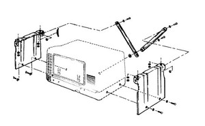 [A042W103] Cummins Underfloor Mounting Kit (RV QG MicroLite KV)