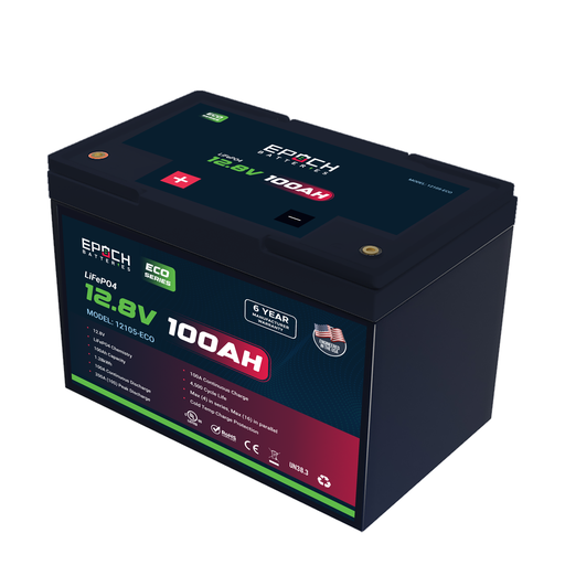 [12100-ECO] 12V 100Ah (1.28kWh) Eco Series LiFePO4 Battery