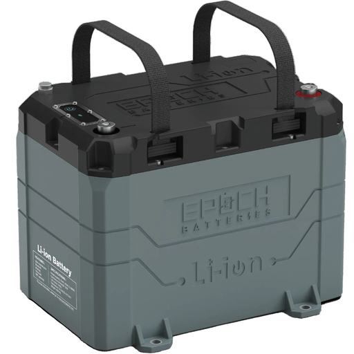 [B24100A-C] 24V 100Ah (2.56kWh) LiFePO4 Battery - Bluetooth, Heating, Waterproof