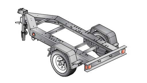 [TRLRMP] Multiquip MQ TRLRMP Trailer Multipurpose