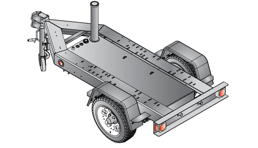 [TRLRMPXF] Multiquip MQ TRLRMPXF Trailer Multipurpose 28 Gal