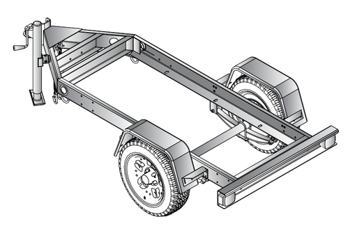 [TRLR25US2] Multiquip MQ TRLR25US2 Trailer DCA20-25SS