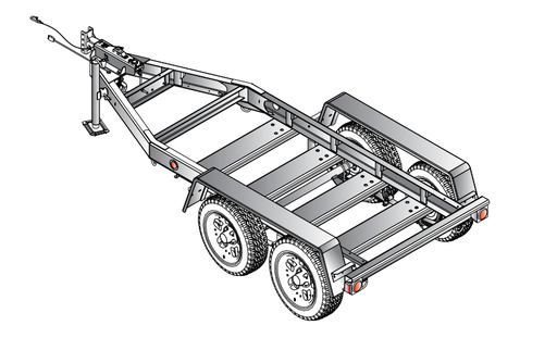 [TRLR45H] Multiquip MQ TRLR45H Trailer DCA36-45SS Hydraulic