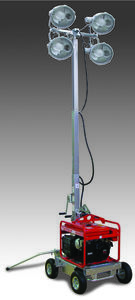 [GB43SC] Multiquip MQ GB43SC Light Balloon 4-Spot 400W 4whl cart- DISC