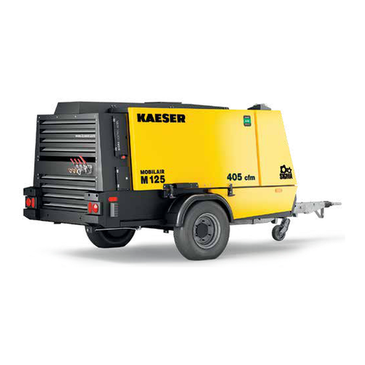 [KAE-M125] Kaeser MOBILAIR M125 Towable Rotary Screw Air Compressor - 405 CFM, Diesel