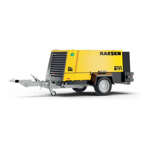 [KAE-M171] Kaeser MOBILAIR M171 Towable Rotary Screw Air Compressor - 600 CFM, Diesel