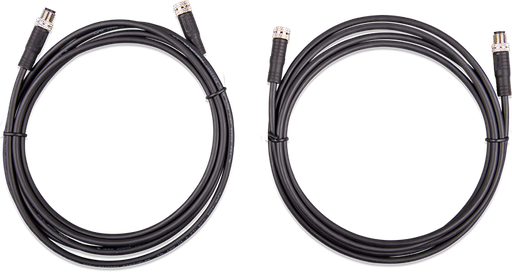 [ASS030560100] M8 circular connector Male/Female 3 pole cable 1m (bag of 2)