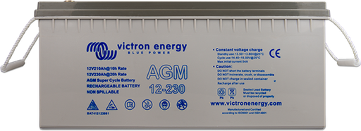[BAT412015080] 12V/15Ah AGM Super Cycle Batt. (Faston-tab 6.3x0.8mm)