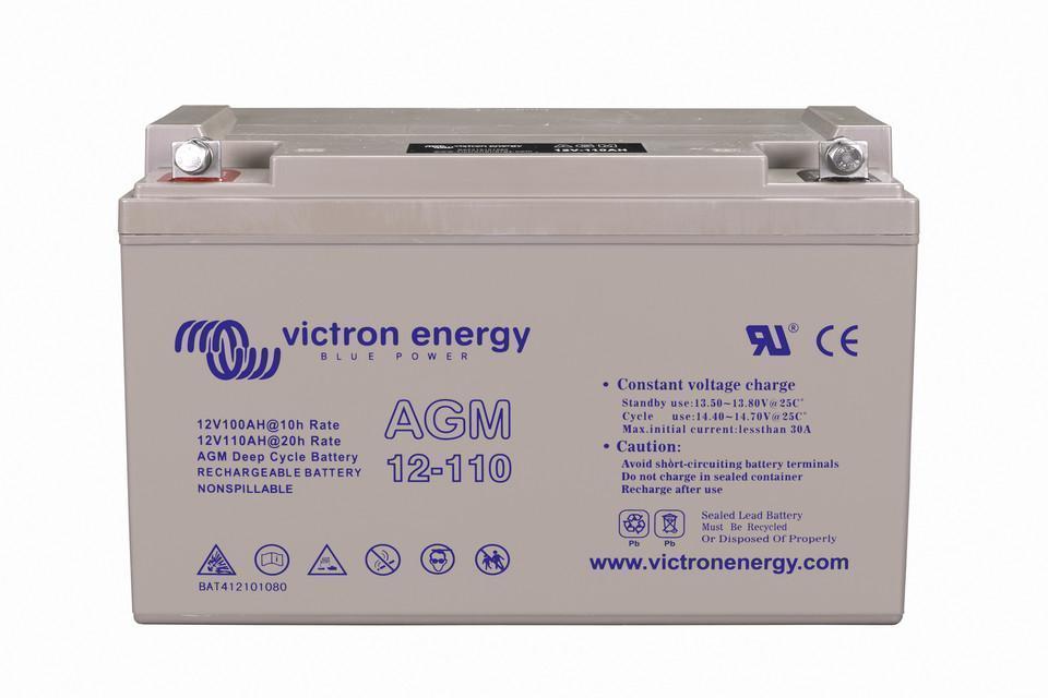 Image of Victron Energy 12V/240Ah AGM Deep Cycle Batt. (M8) BAT412124081