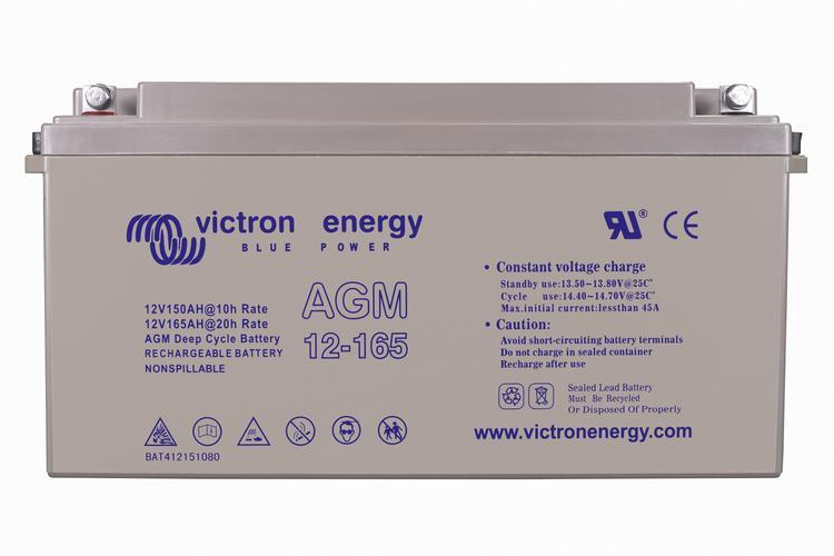 Image of Victron Energy 12V/165Ah AGM Deep Cycle Battery BAT412151084