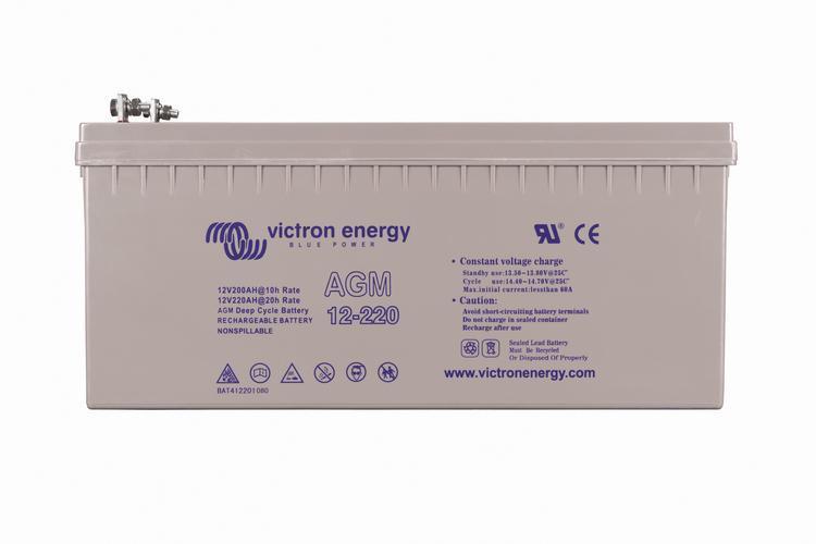 Image of Victron Energy 12V/220Ah AGM Deep Cycle Battery BAT412201084