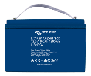 Image of Victron Energy Lithium SuperPack 12,8V/100Ah (M8) Litium Battery BAT512110710