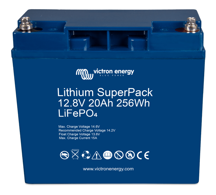 Image of Victron Energy Lithium SuperPack 25,6V/50Ah (M8) Litium Battery BAT524050705