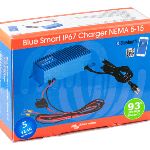 Image of Victron Energy Blue Smart IP67 Charger 12/25(1) 120V NEMA 5-15 Battery Charger BPC122547106