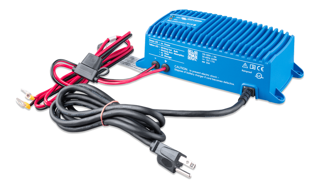Image of Victron Energy Blue Smart IP67 Charger 12/25(1) 120V NEMA 5-15 Battery Charger BPC122547106