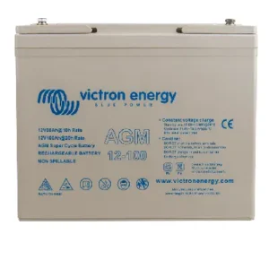 Image of Victron Energy 12V/60Ah AGM Deep Cycle Batt. BAT412550084