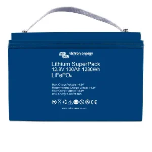 Image of Victron Energy Lithium SuperPack 12,8V/100Ah (M8) Litium Battery BAT512110710