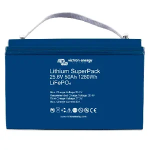 Image of Victron Energy Lithium SuperPack 25,6V/50Ah (M8) Litium Battery BAT524050705