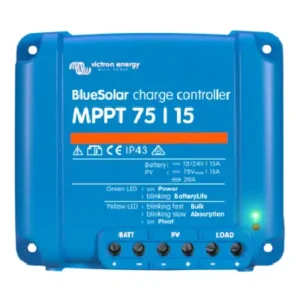 Image of Victron Energy BlueSolar MPPT 75/15 Retail Solar Charge Controller SCC010015050R