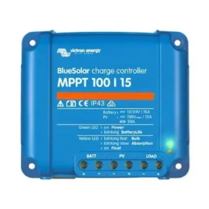 Image of Victron Energy BlueSolar MPPT 100/15 Retail Solar Charge Controller SCC010015200R